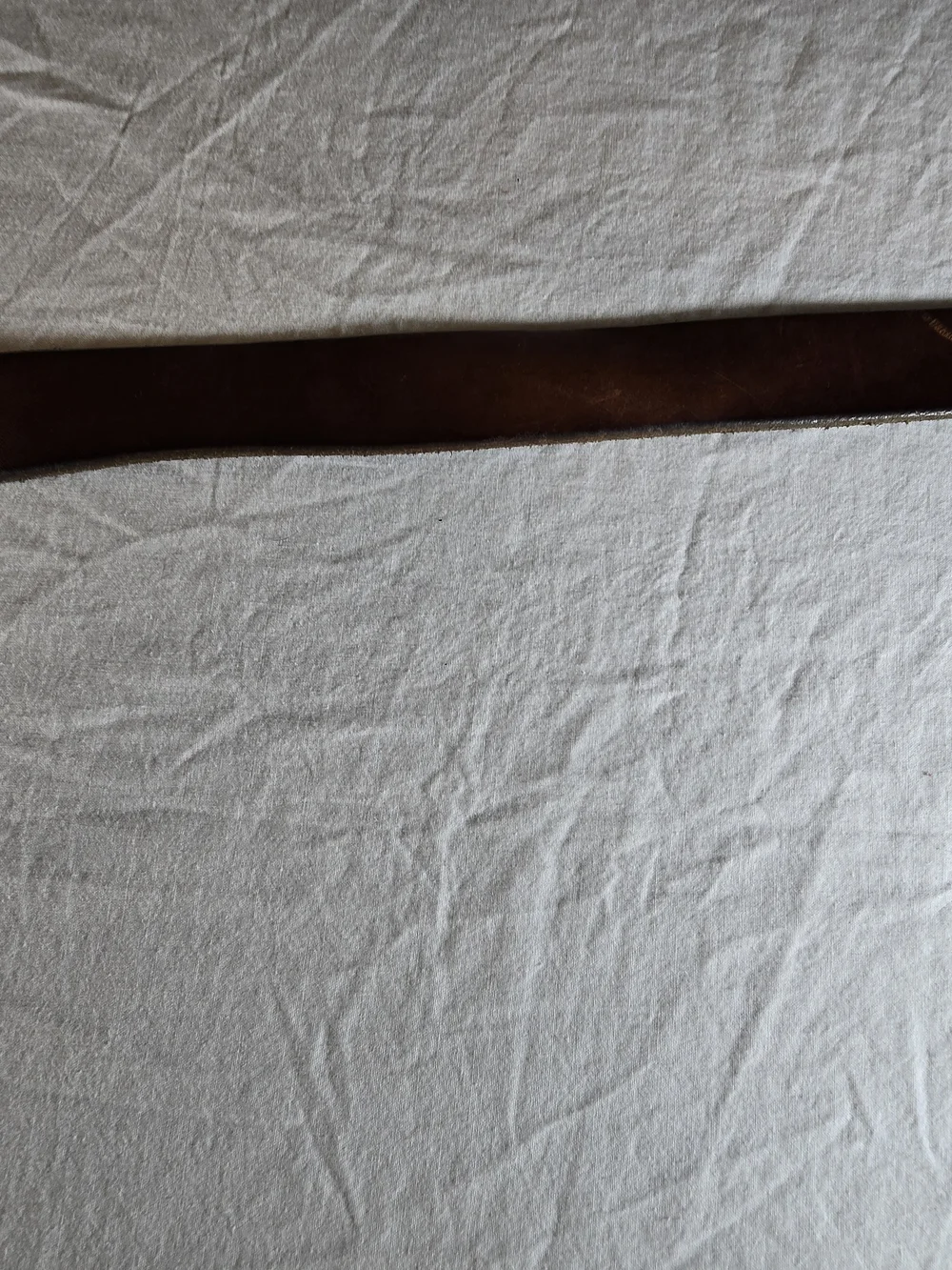 J. Crew Men's Brown Genuine Leather Belt with Metal Buckle Size 32